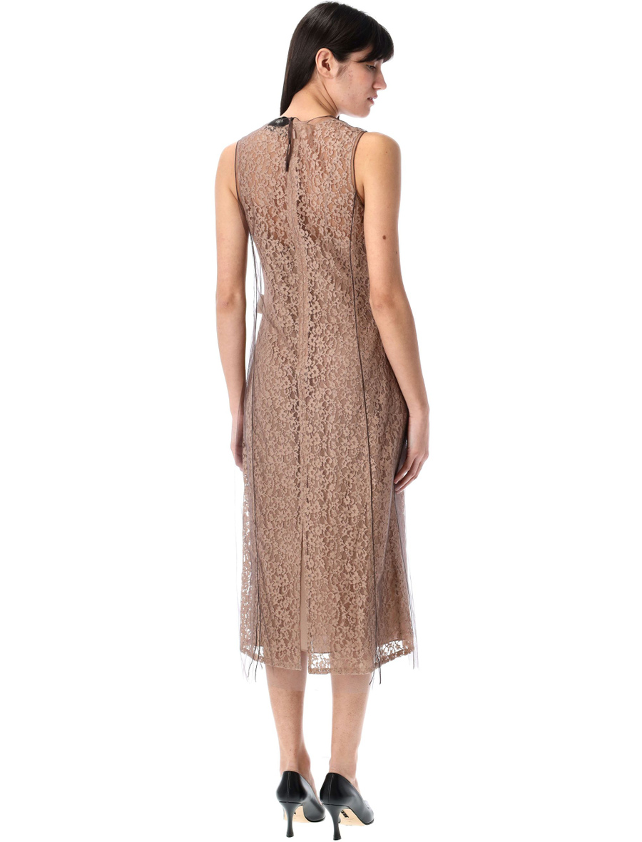 Lace midi dress - Spazio Pritelli