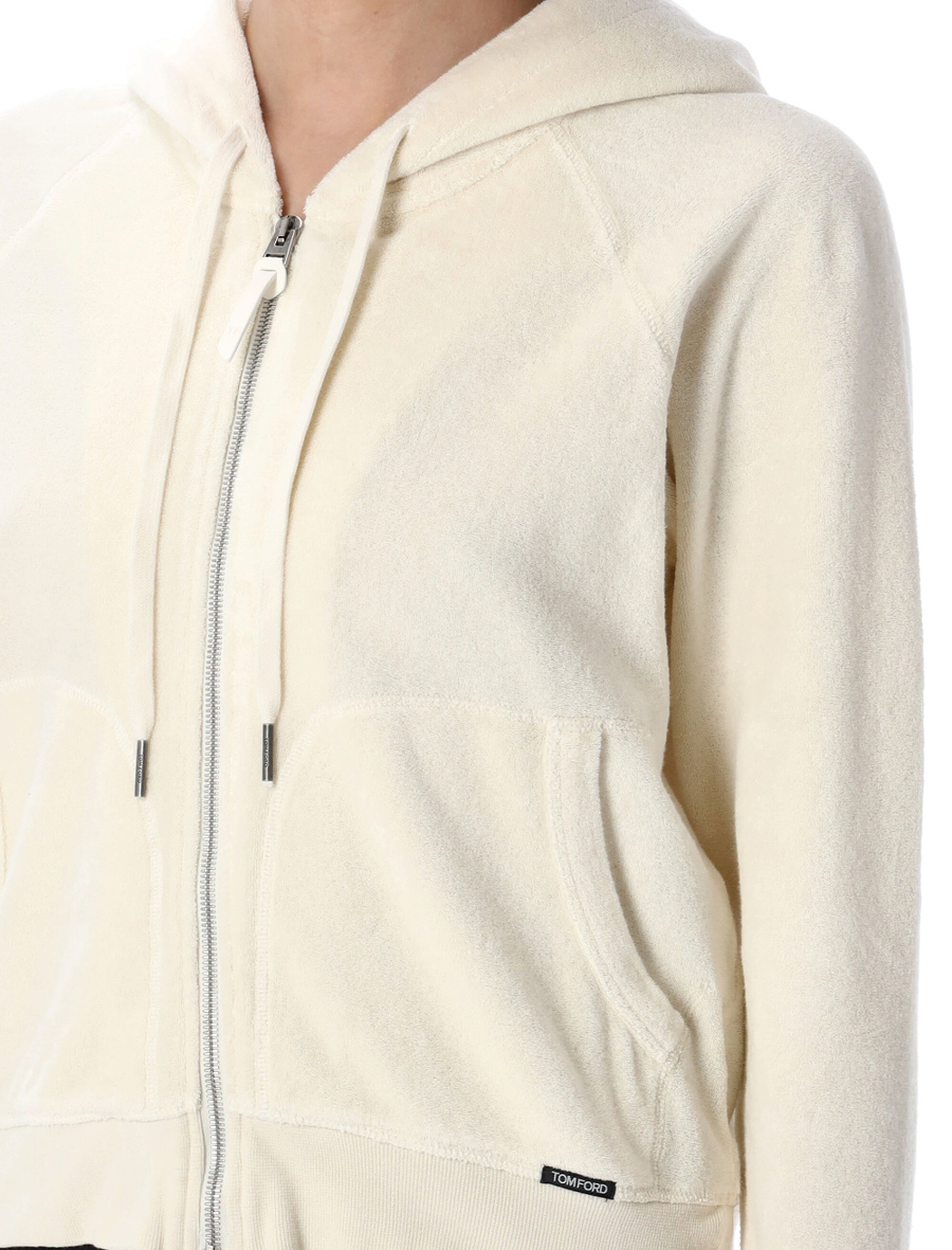 Towelling zip hoodie - Spazio Pritelli