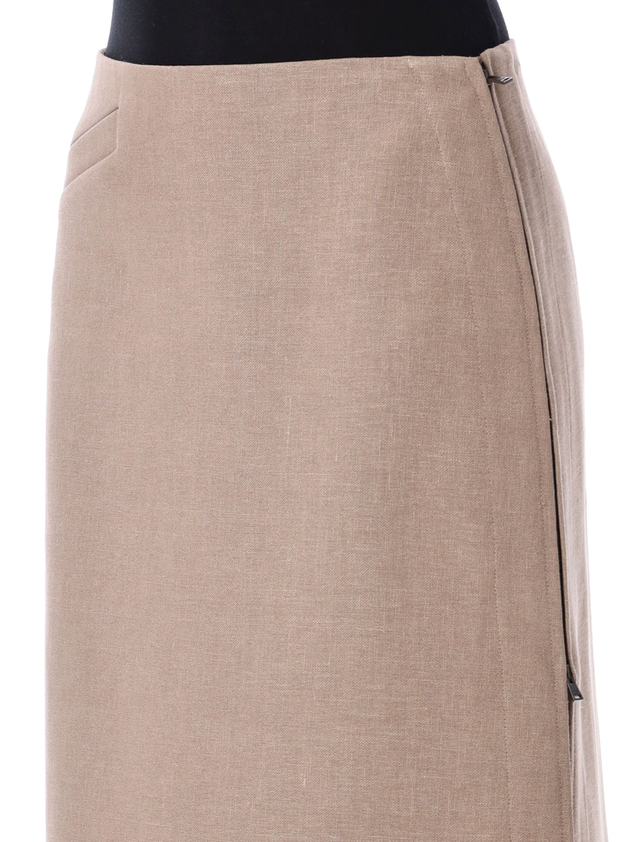 Straight-cut midi skirt - Spazio Pritelli