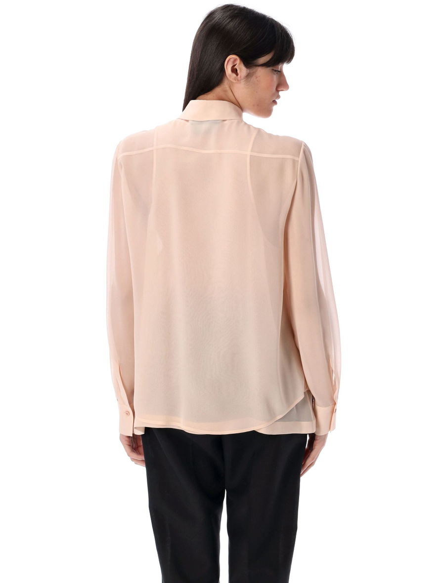 Double layer shirt with embroidered top - Spazio Pritelli