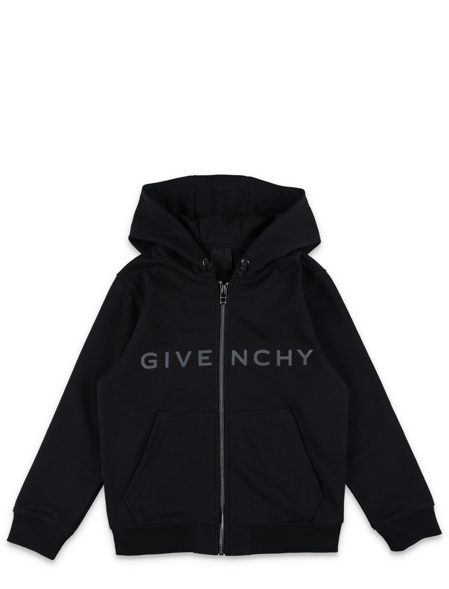 Kid - Logo zip-up hoodie - Spazio Pritelli