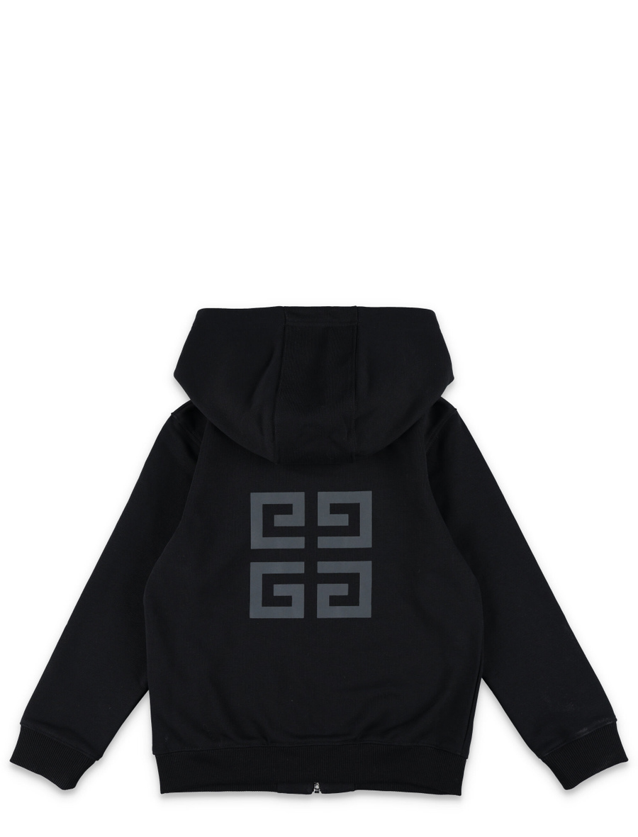 Kid - Logo zip-up hoodie - Spazio Pritelli