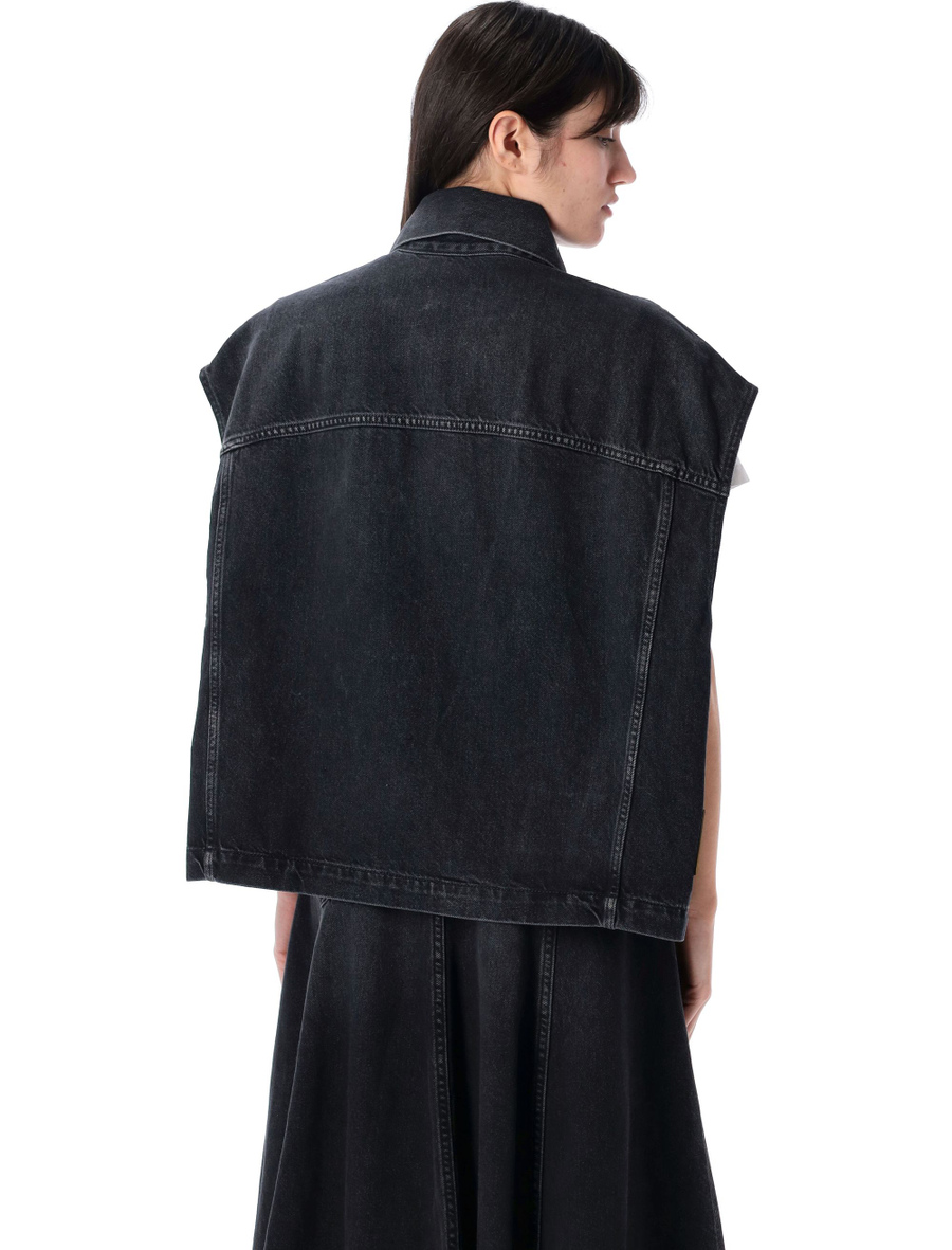 Gail denim vest - Spazio Pritelli