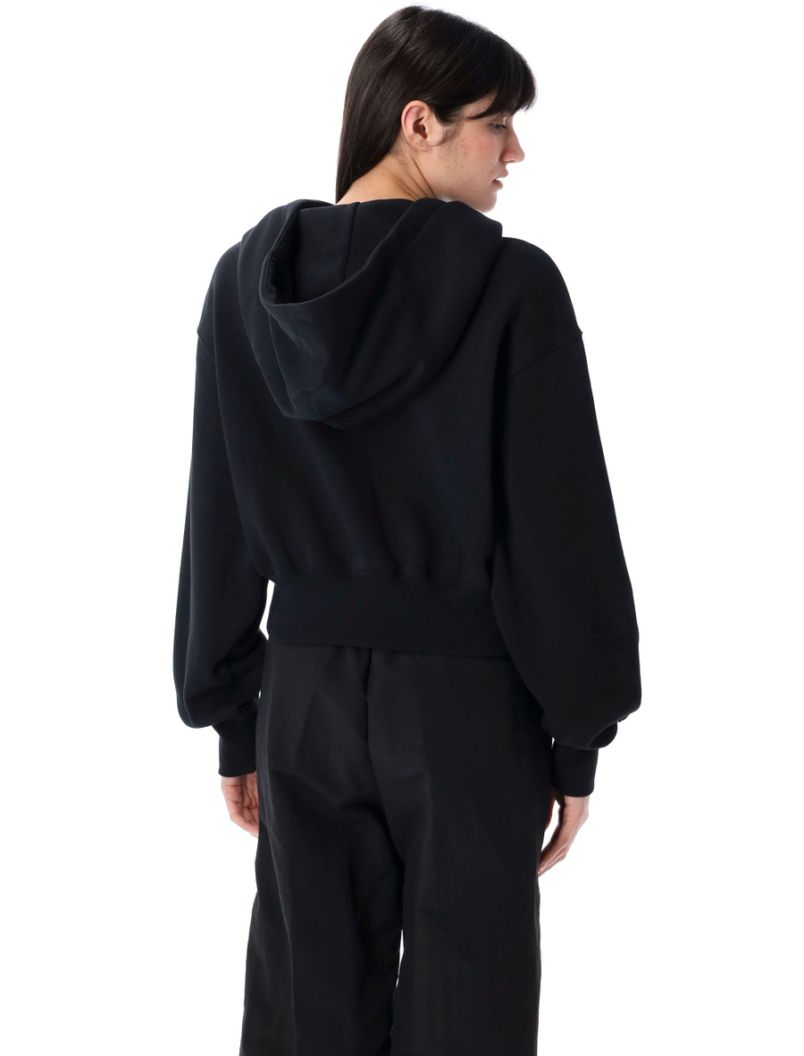 Cropped full-zip hoodie - Spazio Pritelli