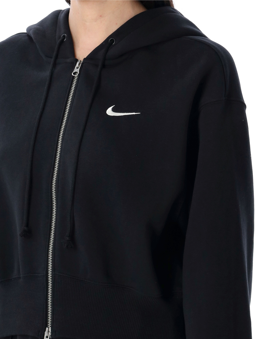 Cropped full-zip hoodie - Spazio Pritelli