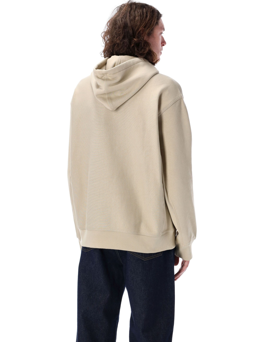 Hooded American script sweatshirt - Spazio Pritelli