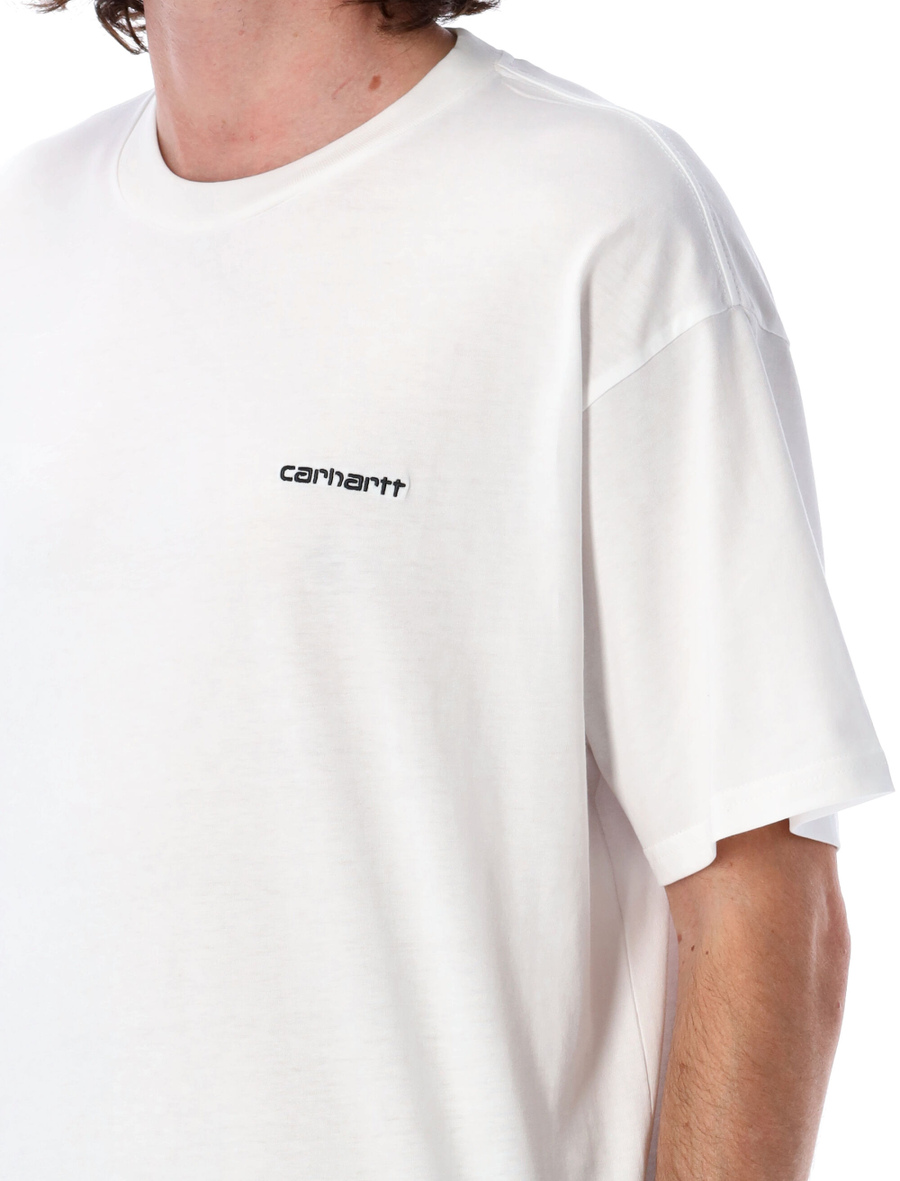 S/S Script embroidery t-shirt - Spazio Pritelli