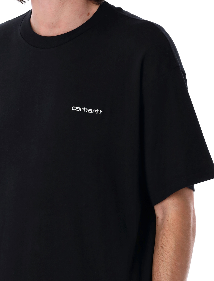 S/S Script embroidery t-shirt - Spazio Pritelli