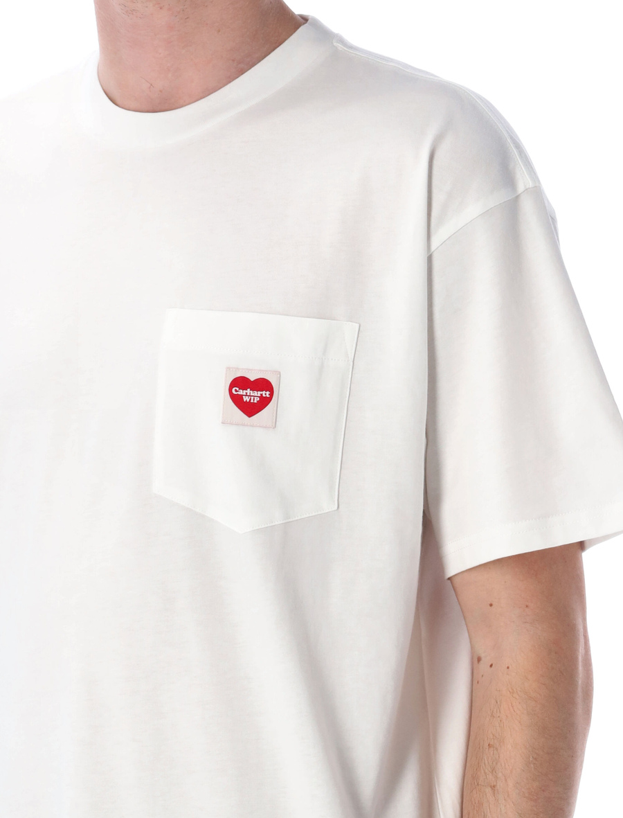 S/S pocket heart t-shirt - Spazio Pritelli