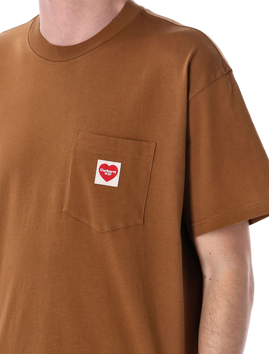 S/S pocket heart t-shirt - Spazio Pritelli