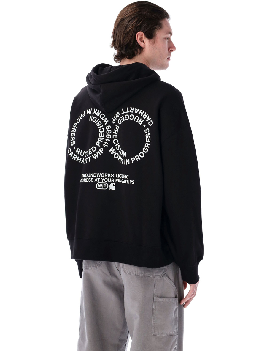 Hooded Rotation sweat - Spazio Pritelli