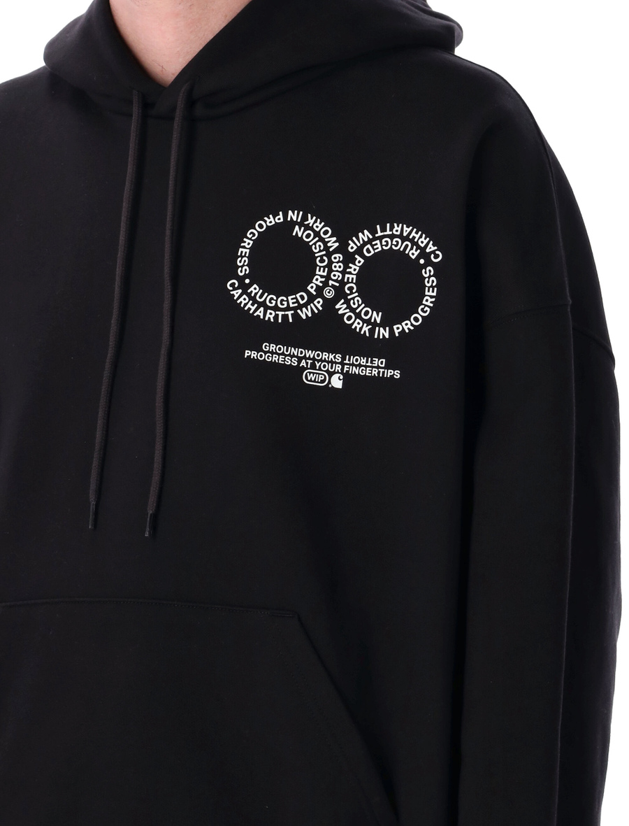 Hooded Rotation sweat - Spazio Pritelli