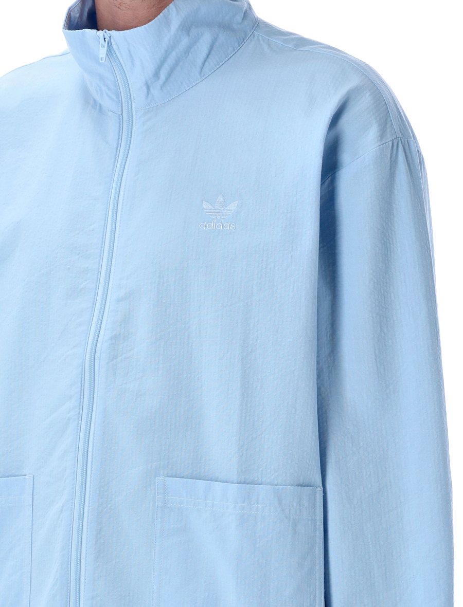 Essential Seersucker track top - Spazio Pritelli