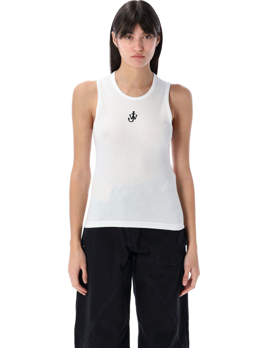 ANCHOR EMB TANK TOP - Spazio Pritelli