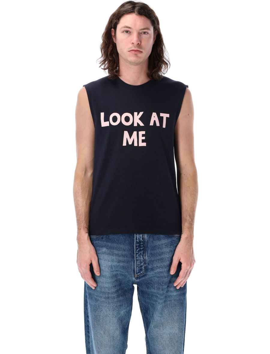 Look at me" printed tank top" - Spazio Pritelli