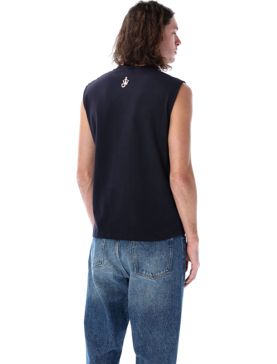 Look at me" printed tank top" - Spazio Pritelli