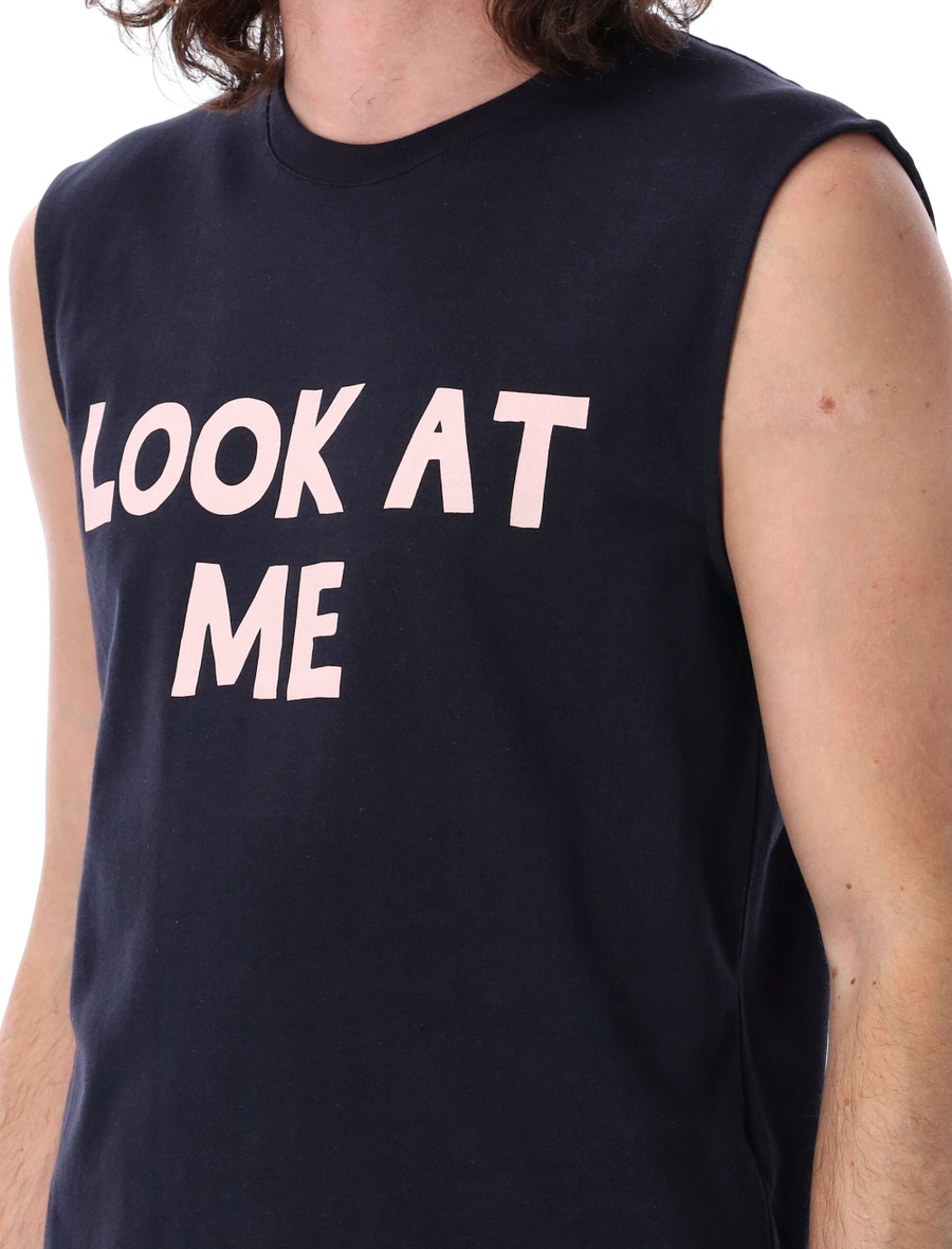 Look at me" printed tank top" - Spazio Pritelli