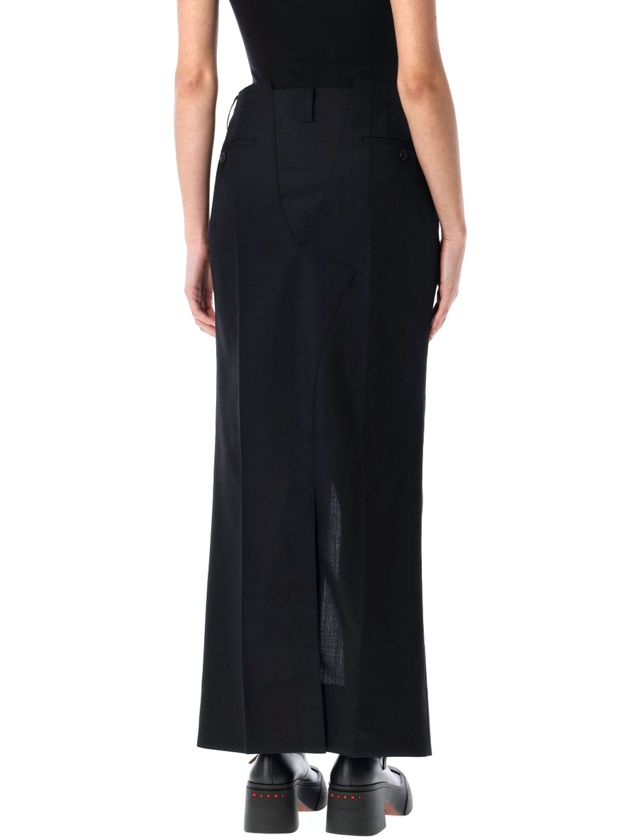 Wool long skirt - Spazio Pritelli