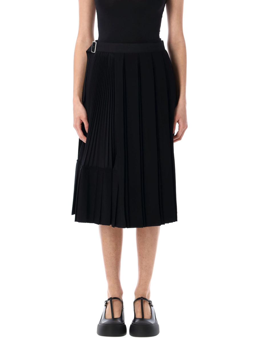Pleated midi skirt - Spazio Pritelli