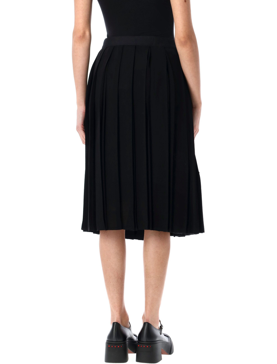 Pleated midi skirt - Spazio Pritelli