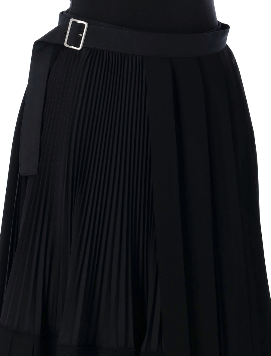 Pleated midi skirt - Spazio Pritelli