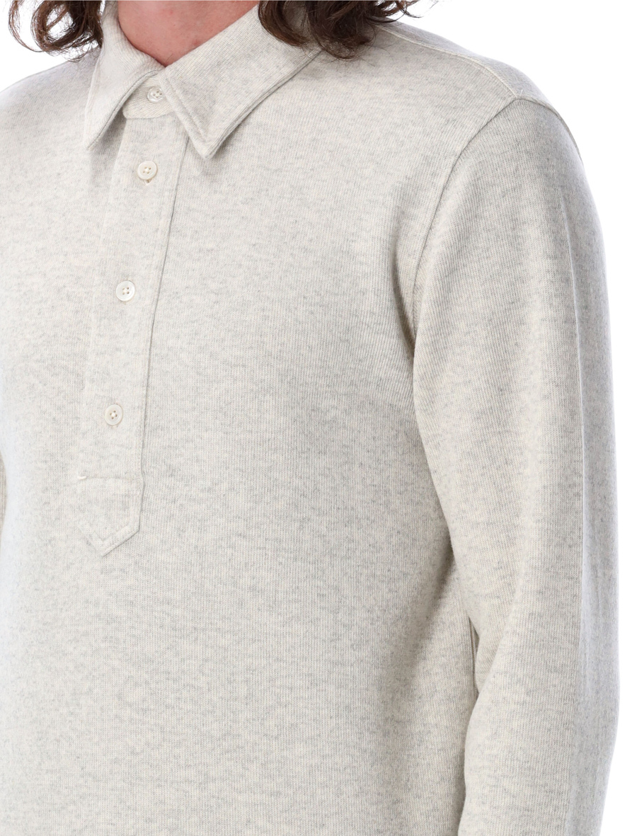 Long sleeve knit polo - Spazio Pritelli
