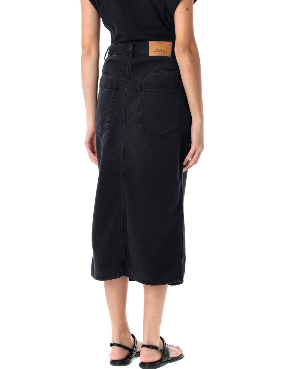 Tilaura midi denim skirt - Spazio Pritelli