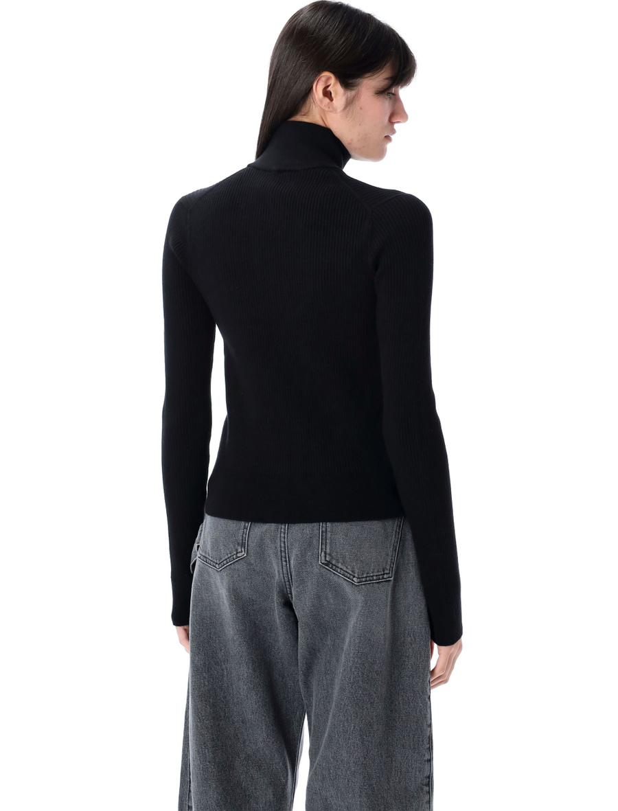 FITTED ZIP UP CARDIGAN - Spazio Pritelli