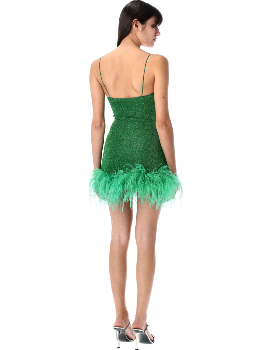LUMIERE PLUMAGE MINI DRESS - Spazio Pritelli
