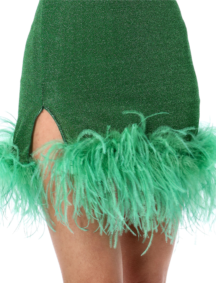 LUMIERE PLUMAGE MINI DRESS - Spazio Pritelli