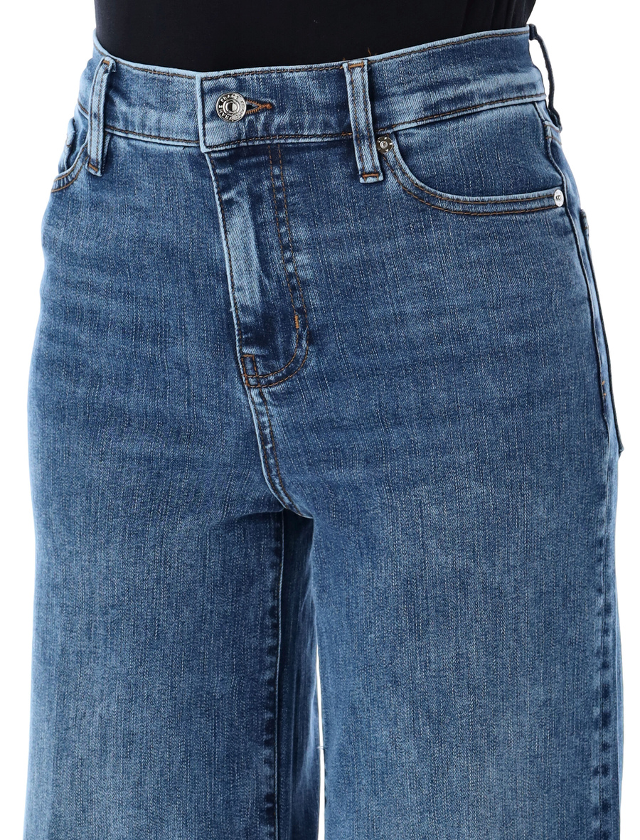 Le slim Palazzo raw hem jeans - Spazio Pritelli