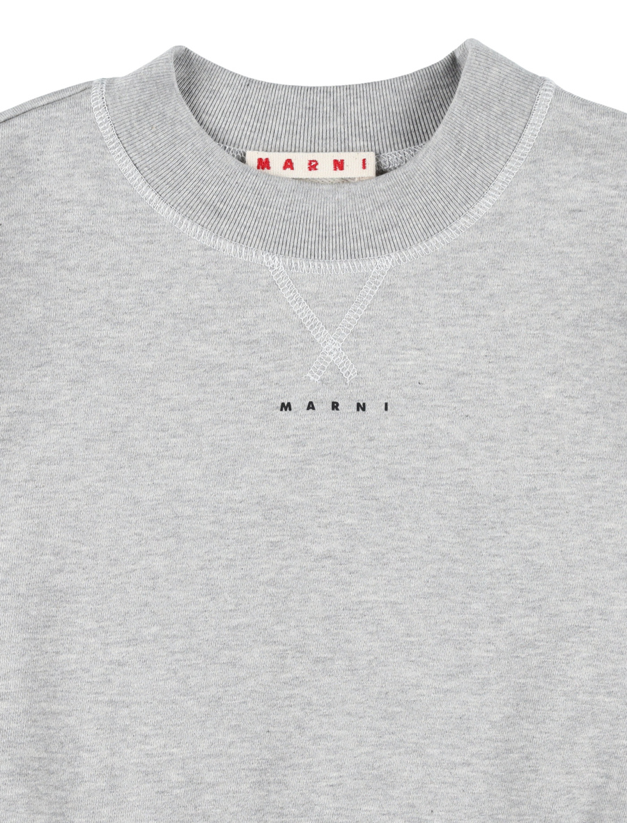 Kid - Cropped logo sweatshirt - Spazio Pritelli