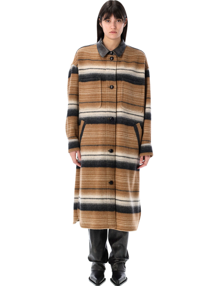 Djila overshirt long coat - Spazio Pritelli