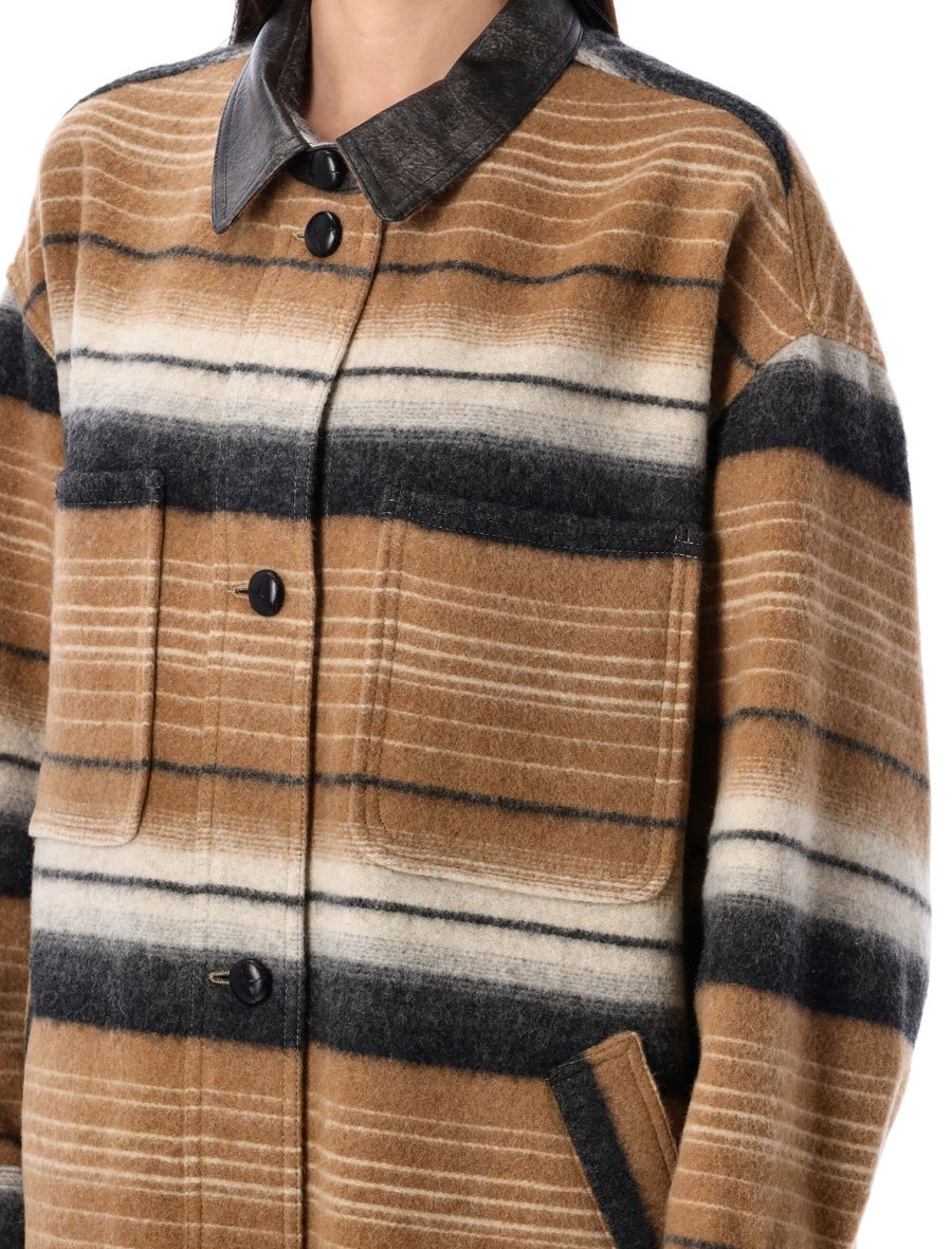 Djila overshirt long coat - Spazio Pritelli