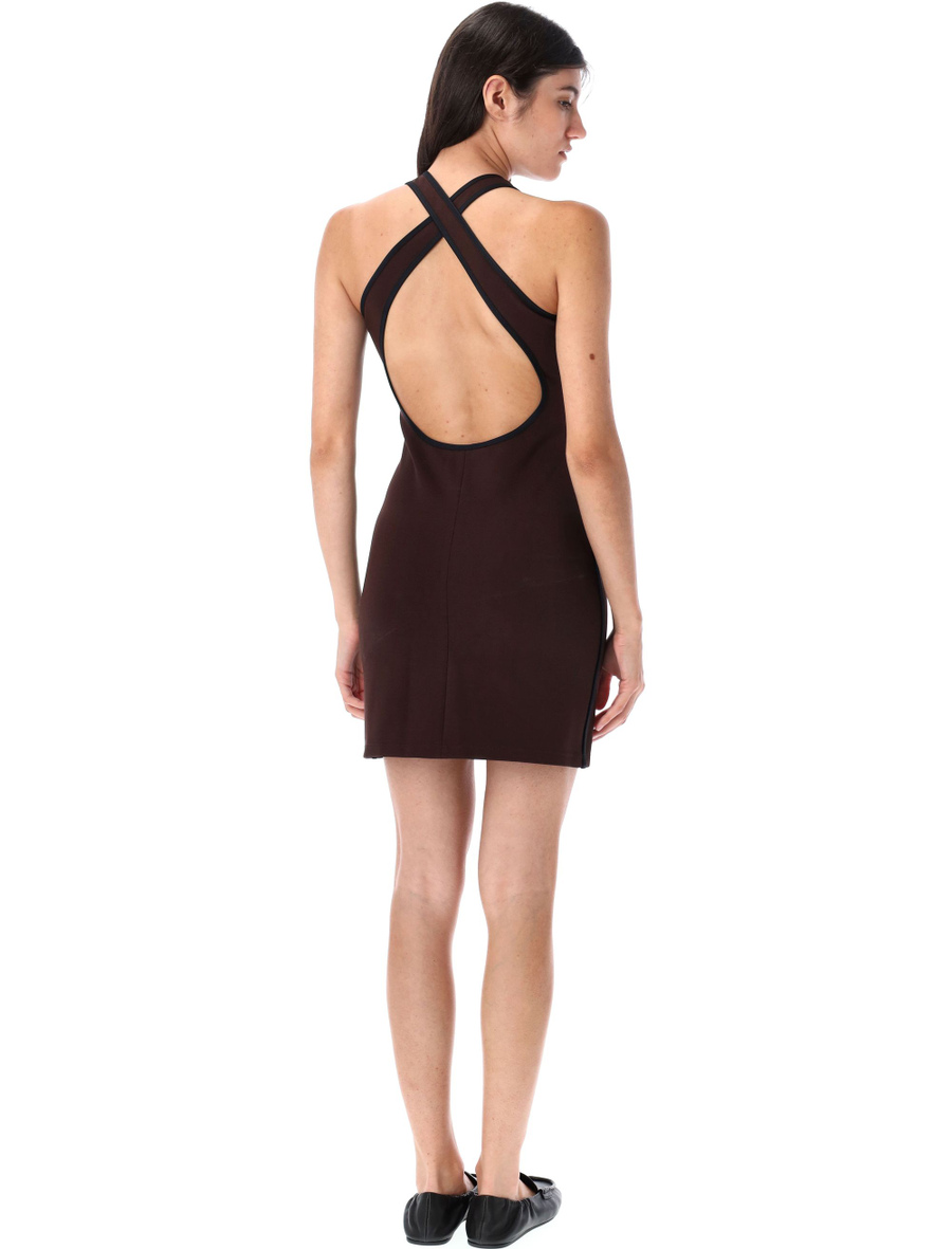 Open back mini dress - Spazio Pritelli