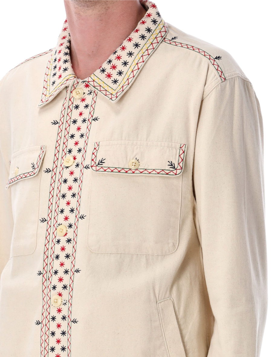 Starlight embroidered military jacket - Spazio Pritelli