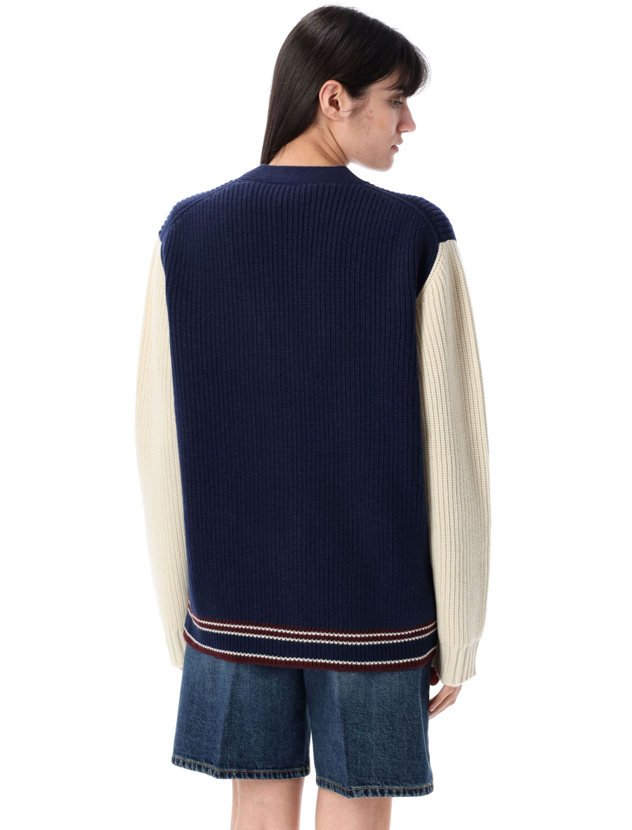 Wool and cashmere cardigan - Spazio Pritelli