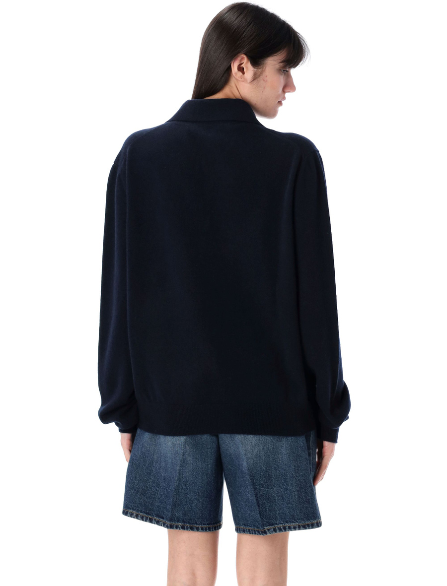 Cashmere polo sweater - Spazio Pritelli