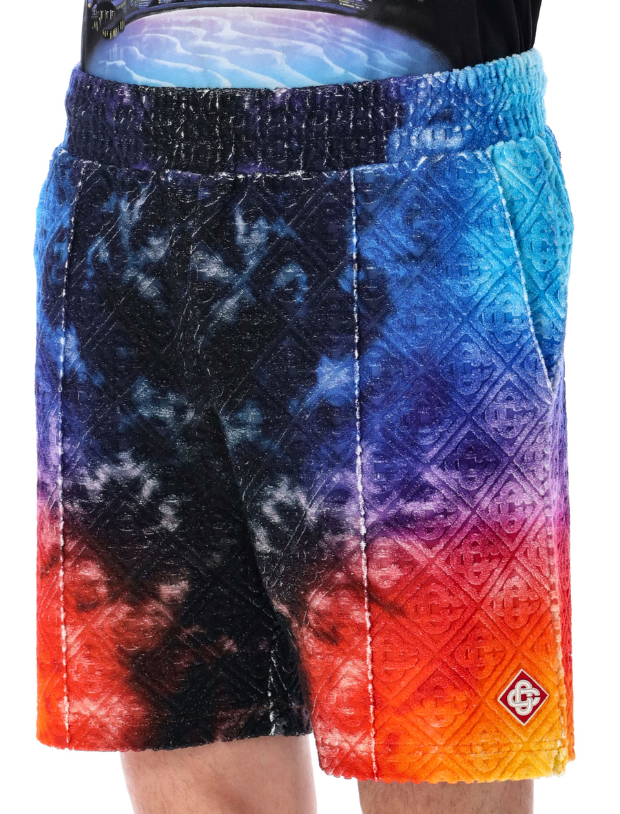 Gradient towelling shorts - Spazio Pritelli