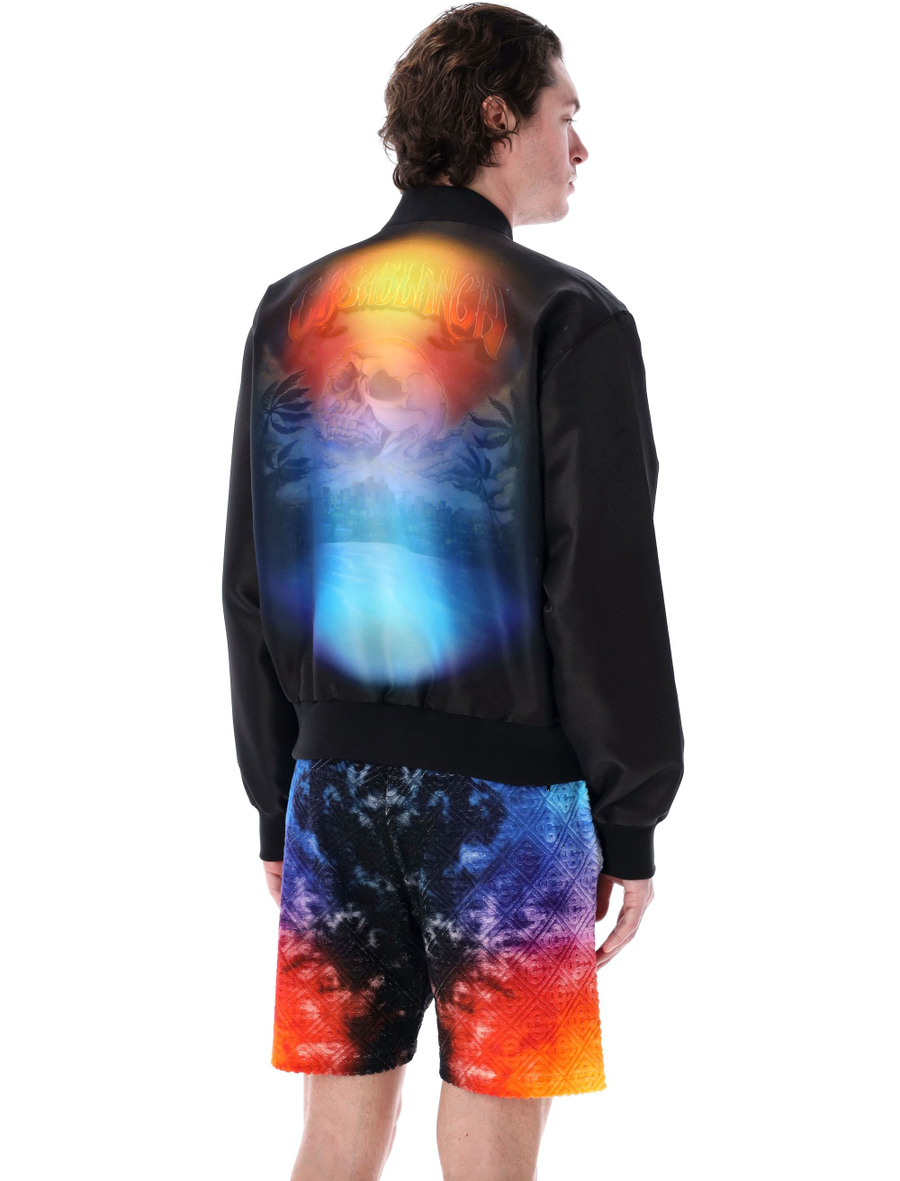 Organza gradient bomber jacket - Spazio Pritelli