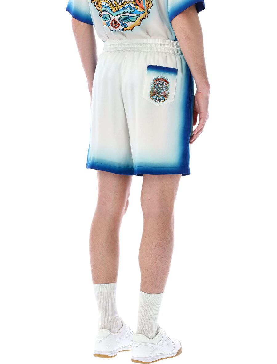 Casa Way Skate silk shorts - Spazio Pritelli