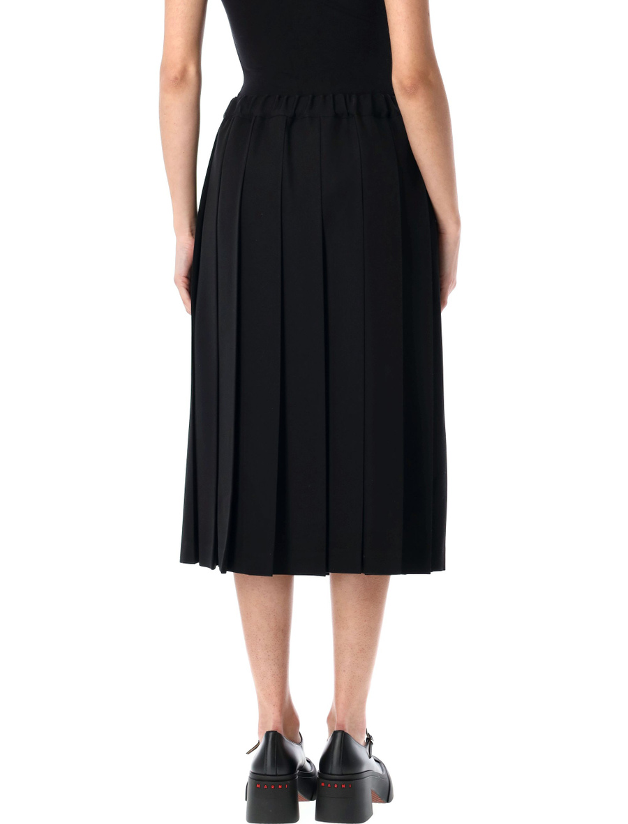 Pleated midi skirt - Spazio Pritelli
