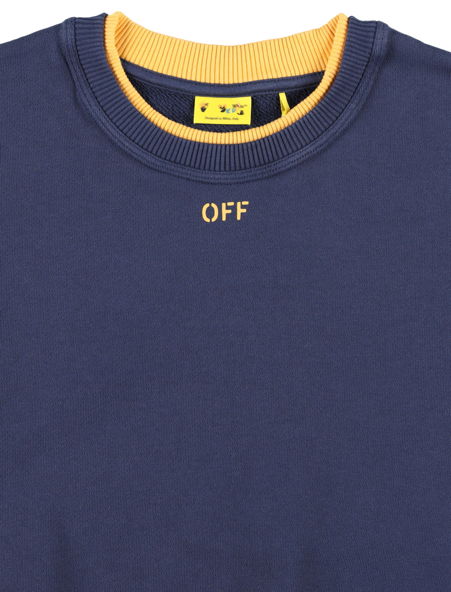 Kid - Off Stamp clear sweatshirt - Spazio Pritelli