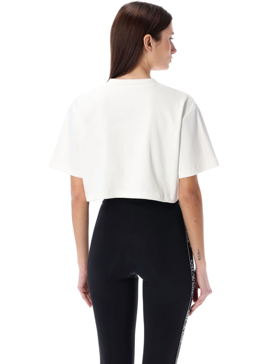 Off stamp rib cropped tee - Spazio Pritelli