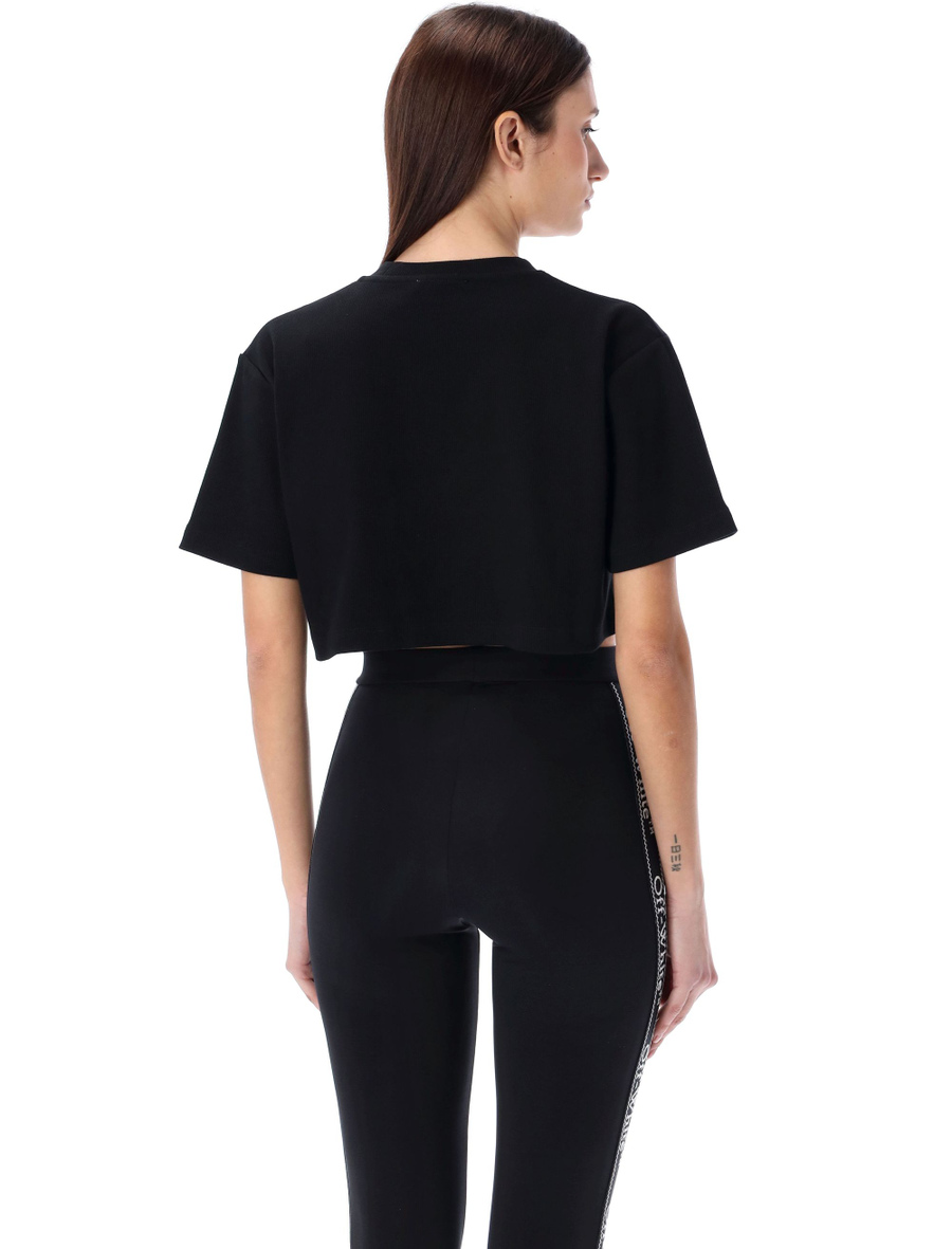Off stamp rib cropped tee - Spazio Pritelli