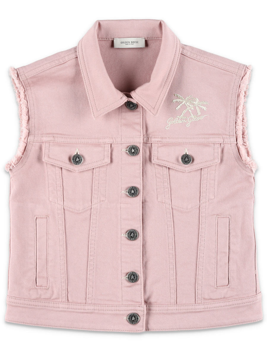 Kid - Sleeveless denim jacket - Spazio Pritelli