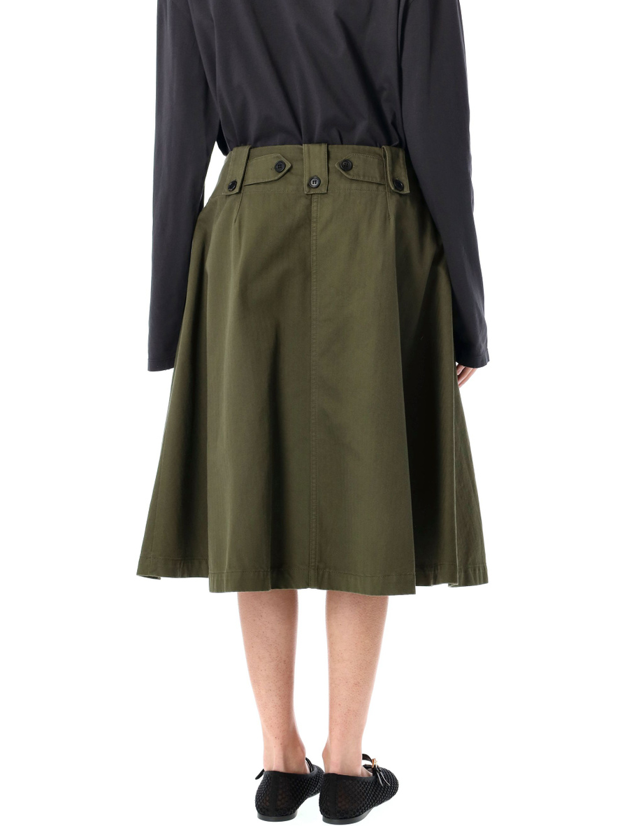 Cotton skirt with cargo pockets - Spazio Pritelli