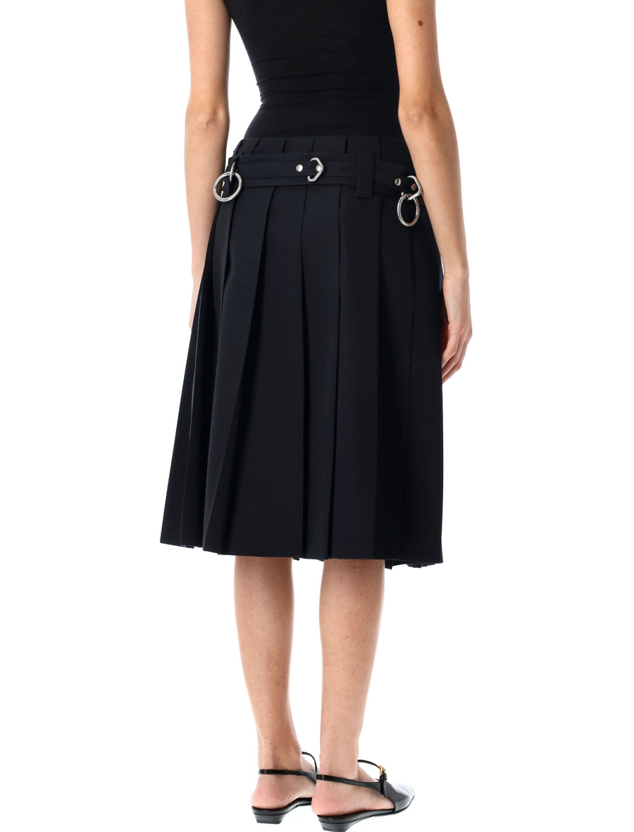 Pleated gabardine skirt - Spazio Pritelli
