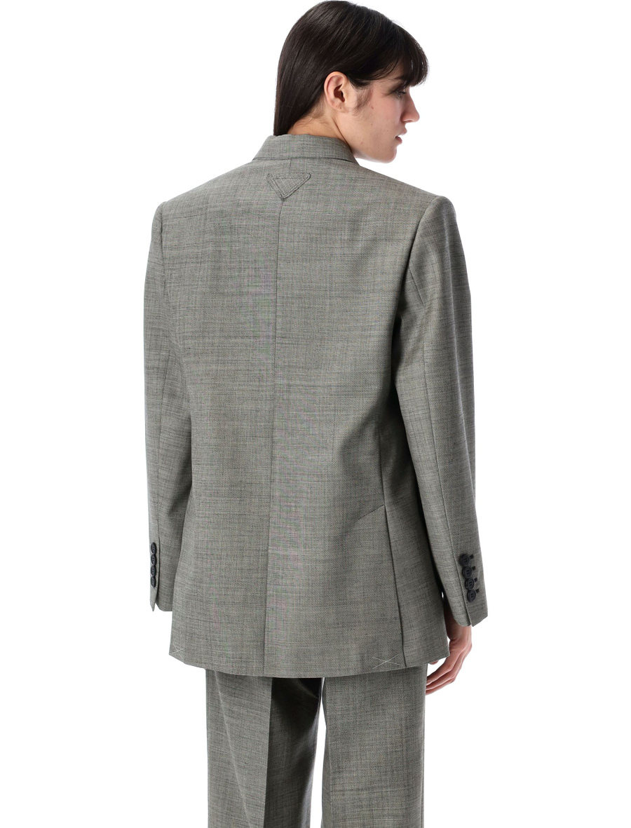 Double-breasted grisaille jacket - Spazio Pritelli