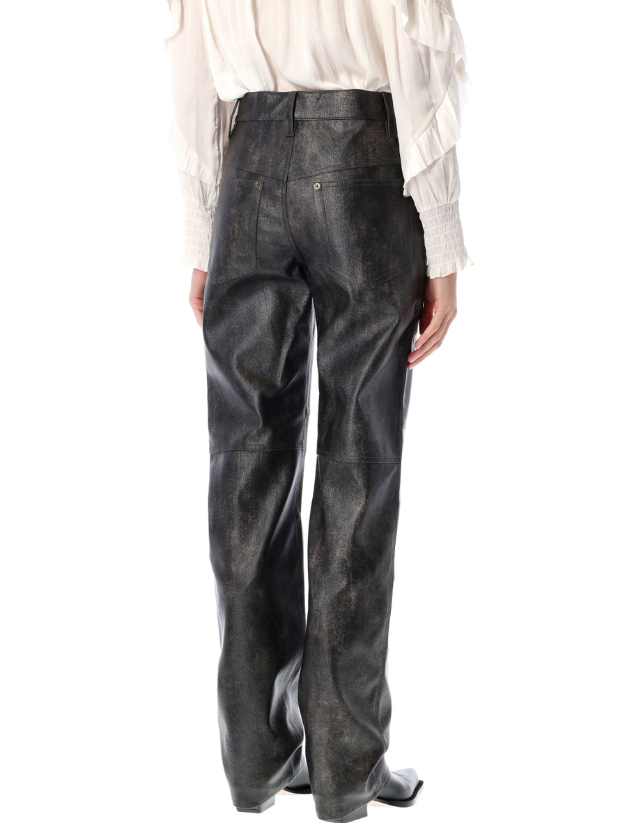 Coralea faux leather pants - Spazio Pritelli